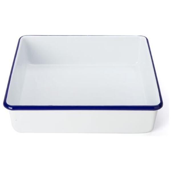 FALCON ENAMEL CAKE PAN SQUARE 24CM