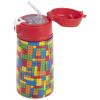 WATER BOTTLE WITH SIPPER 400ML BRICKS - OASIS - Image 2