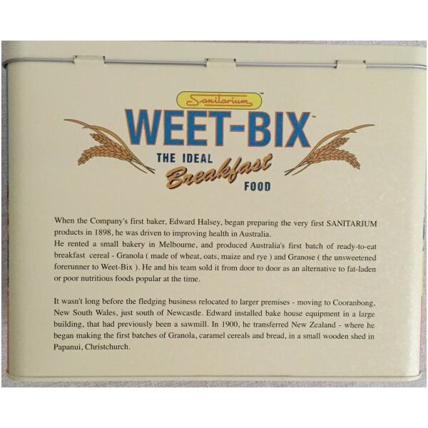 CANISTER WEETBIX BOX TIN - Image 2