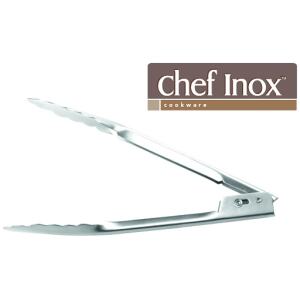 TONGS STAINLESS STEEL 25CM - CHEF INOX