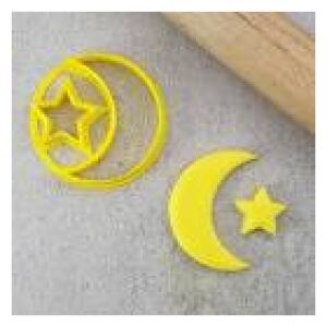 COOKIE CUTTER MOON/STAR - CUSTOM COOKIE CUTTERS