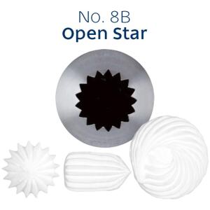 ICING TIP NO8B OPEN STAR - LOYAL