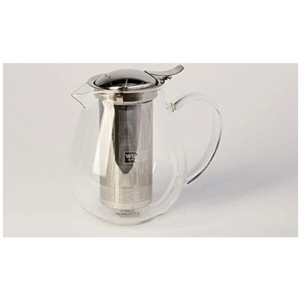 TEAPOT GLASS 600ML - WILMAX