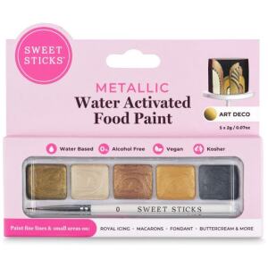 EDIBLE PAINT PALLET ART DECO