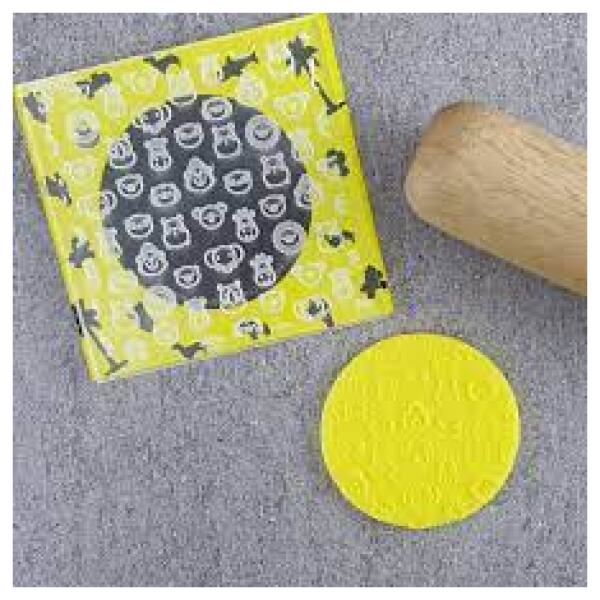 ZOO ANIMALS PATTERN PLATE - CUSTOM COOKIE CUTTERS