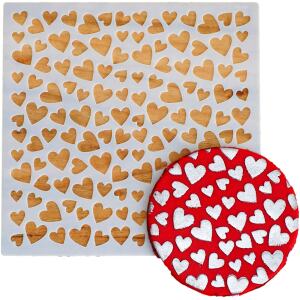 STENCIL LOVE HEARTS - SWEET THEMES