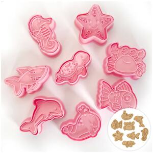 PLUNGER CUTTERS SEA ANIMALS- CAKE CRAFT