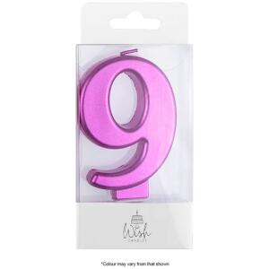 CANDLE NO 9 PINK METALIC - WISH
