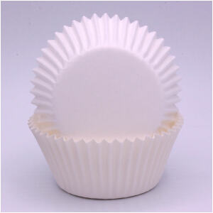 BAKING CUPS 550MM WHITE 100PK - LEMON TREE