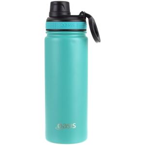 WATER BOTTLE SCREW TOP 550ML TURQUISE - OASIS