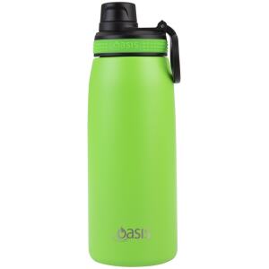 WATER BOTTLE SCREW TOP 780ML NEON GREEN - OASIS