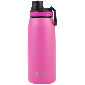 WATER BOTTLE SCREW TOP 780ML NEON PINK - OASIS
