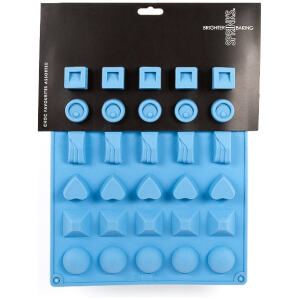 SILICONE CHOCOLATE MOULD CHOC FAVOURITES - SPRINKS