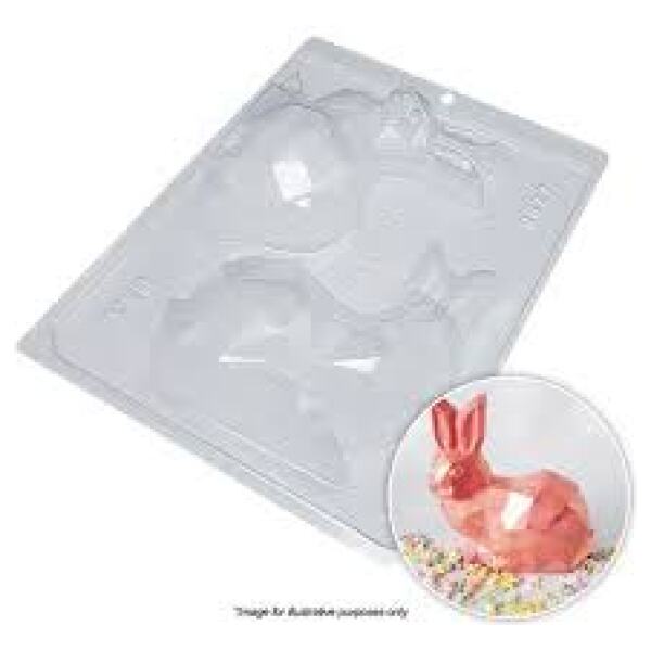 CHOCOLATE MOULD GEODE BUNNY - BWB - Image 2