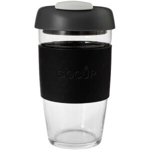 GO CUP GLASS 473ML BLACK - AVANTI