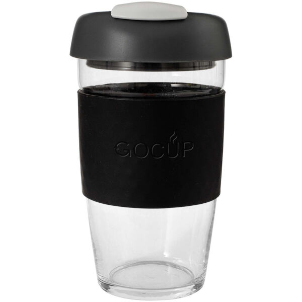 GO CUP GLASS 473ML BLACK - AVANTI