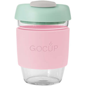 GO CUP GLASS 335ML PINK - AVANTI