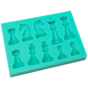 SILICONE MOULD CHESS PIECES - SUGAR CRAFTY