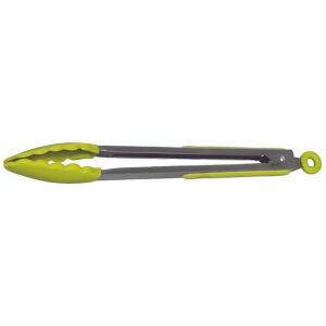 TONGS STAINLESS STEEL SILICONE 30CM GREEN - AVANTI