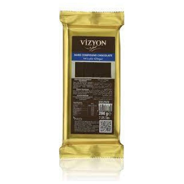 CHOCOLATE DARK COMPOUND 200GM - VIZYON