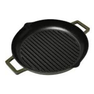 GRILL PAN ENAMEL CAST IRON GREY 31CM - CLASSICA