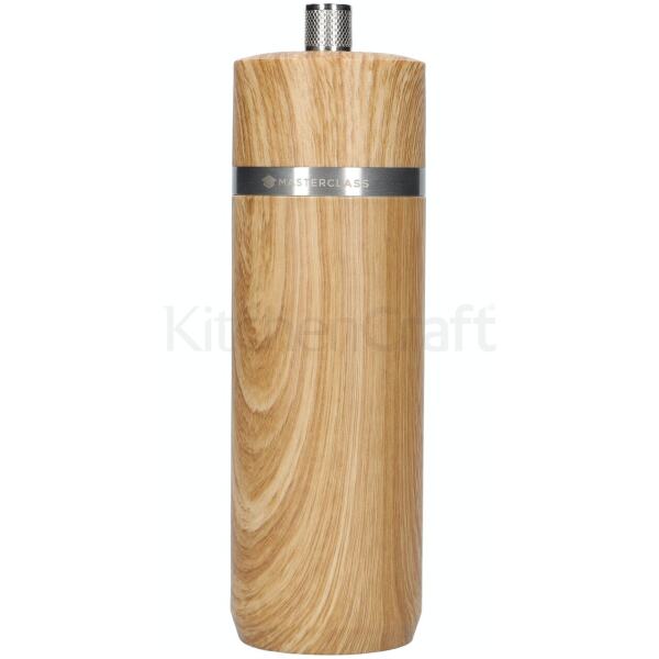 SALT / PEPPER GRINDER BEECHWOOD 17CM - MASTERCRAFT