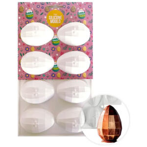 SILICONE MOULD FACET EGGS - CAKE CRAFT
