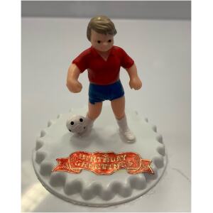 CAKE TOPPER SOCCER PLAYER