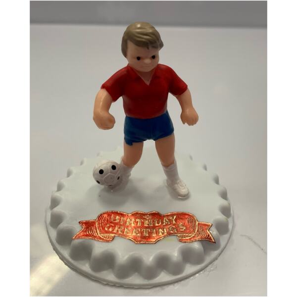CAKE TOPPER SOCCER PLAYER