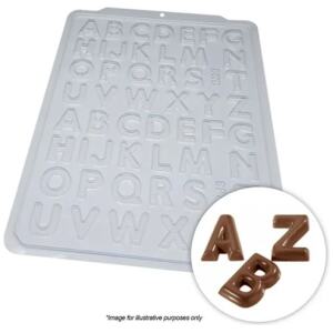 CHOCOLATE MOULD ALPHABET - BWB