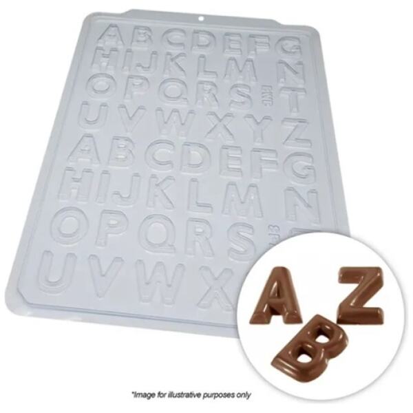 CHOCOLATE MOULD ALPHABET - BWB
