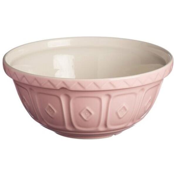 BOWL 26CM PINK CERAMIC - MASON CASH