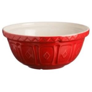 BOWL 29CM RED CERAMIC - MASON CASH