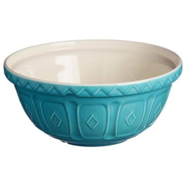 BOWL 24CM TURQUOISE CERAMIC - MASON CASH
