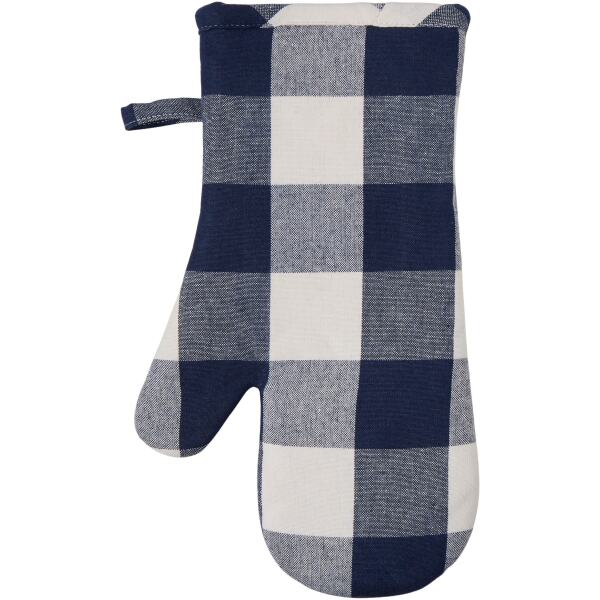 OVEN GLOVE BLUE CHECK - DAVIS & WADDELL