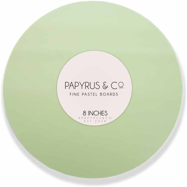 CAKE BOARD PASTEL GREEN 8"ROUND - PAPYRUS