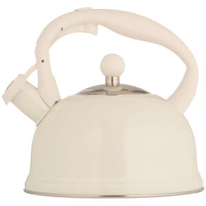 KETTLE STOVETOP STAINLESS STEEL CREAM 1.8L - TYPHOON