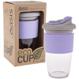OASIS ECO CUP GLASS LILAC 454ML