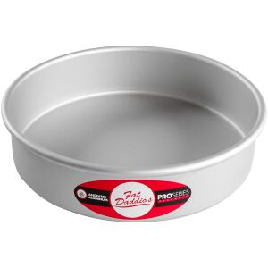 CAKE TIN ROUND ANODISED 7X2 INCH - FAT DADDIO'S