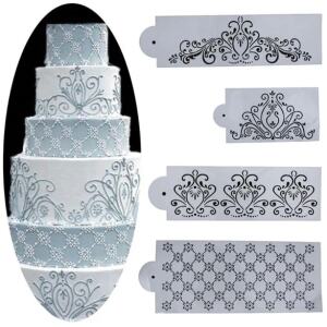 STENCIL FILIGREE 4PC