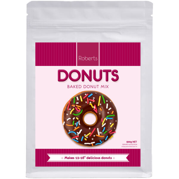 BAKED DONUT MIX 500G - ROBERTS