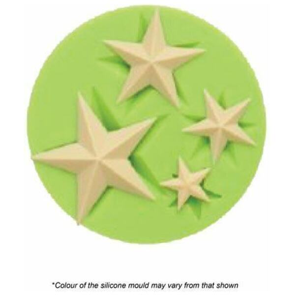 SILICONE MOULD ASSORTED STARS