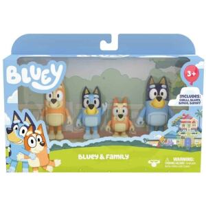 FIGURINES BLUEY FAMILY 8PC SET