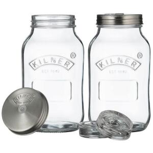 KILNER FERMENTATION GLASS SET 2