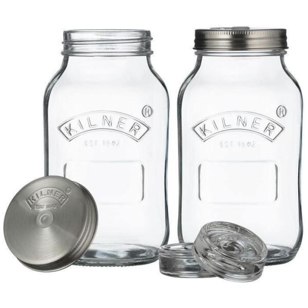 KILNER FERMENTATION GLASS SET 2