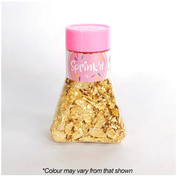 GOLD LEAF FLAKES- SPRINK'D