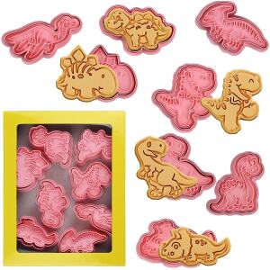 PLUNGER CUTTER SET DINOSAUR 8PC - CAKE CRAFT