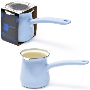TURKISH POT ENAMEL SKY BLUE 450ML - COFFEE CULTURE