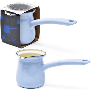TURKISH POT ENAMEL SKY BLUE 750ML - COFFEE CULTURE