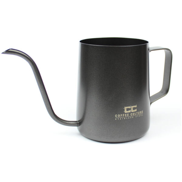 GOOSENECK POUR OVER JUG BLACK 600ML - COFFEE CULTURE